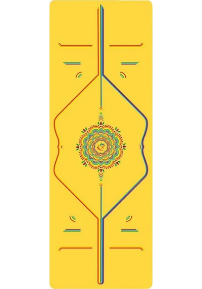 Gymo Pro Series Pu-rubber Kaydırmaz Kauçuk Yoga Pilates Matı 5mm Yellow