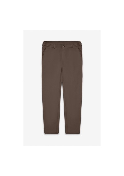 Süvari Koyu Kahve Slim Düz Jogger Pantolon Spn2020500010-kh9