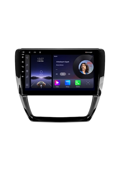 Volkswagen Jetta 2011-2017 Android Multimedya Carplay Android Auto Navigasyon 10gb Ram 256gb Pro 10"