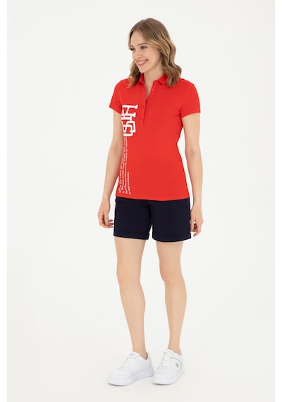 U.S. Polo Assn. U.s. Polo Assn. Kadın Kırmızı Tişört 50282889-vr030 Kirmizi