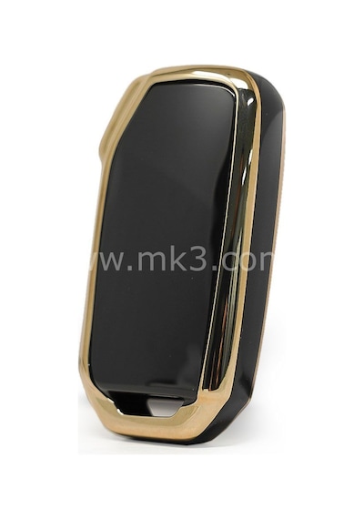 Kia Sportage Uyumlu Soul Ceed Niro Stinger Anahtar Kılıfı Siyah Gold