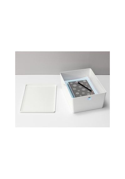 Ikea Kuggıs Kapaklı Depolama Kutusu 26 X 35 X 15 Cm Beyaz