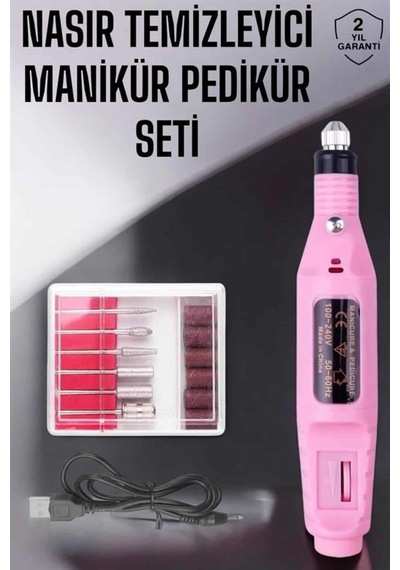 Astraltech Protez Tırnak Manikür Ve Pedikür Seti Elektrikli