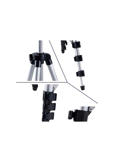 Profesyonel Monopod Aluminyum A Kalite 3110a Siyah