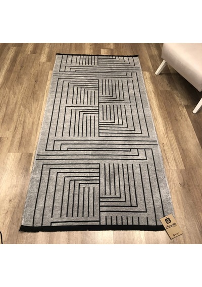 Hoom Rugs Prestij Eko 339 Açık Gri Dekoratif Yıkanabilir Kilim