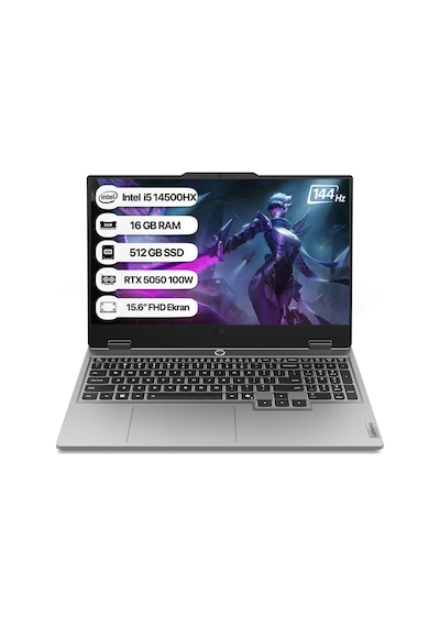 Lenovo LOQ 15IRX10 83JE0128TR i5-14500HX 16 GB 512 GB SSD RTX5050 15.6" Free Dos FHD Dizüstü Bilgisayar