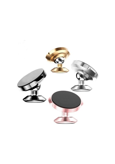 Araç Telefon Tutucu Small Ears Series Mıknatıslı Konsol Tipi Gri