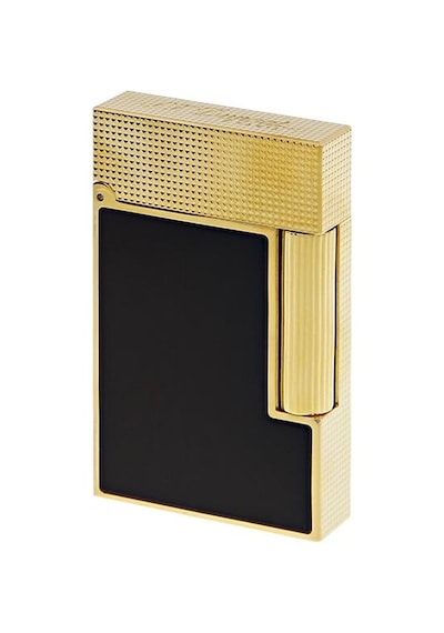 16601 St Dupont Ligne 2 Diamond Head Pattern Yellow Gold And Blac