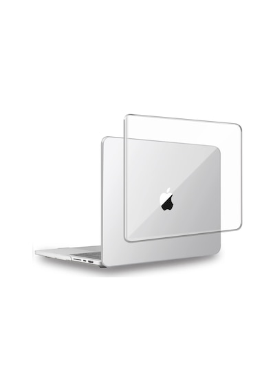 Apple Uyumlu MacBook Pro 2021 A2485 16 İnç M1 Pro / Max Sert Kapak Kılıf Case Parlak Şeffaf