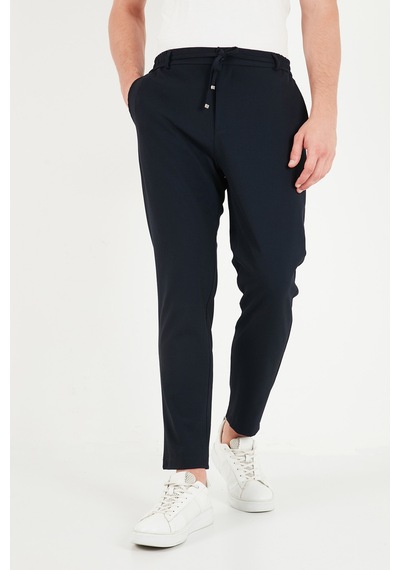Buratti Regular Fit Belden Bağlamalı Düz Paça Pantolon Erkek Pantolon Cf26w6111111 Lacivert