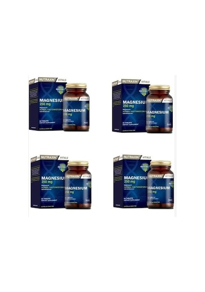 Nutraxin Magnesium 250 Mg 4 x 60 Tablet