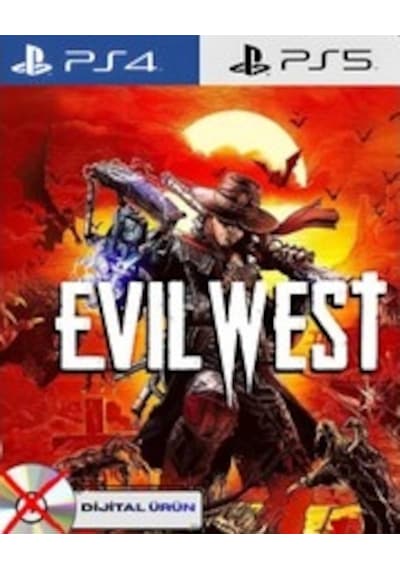 Evil West Playstation 4-5 Uyumlu Dijital