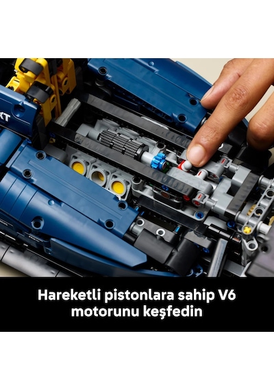LEGO® Technic Oracle Red Bull Racing RB20 F1 Araba 42206 - Yetişkinler için Koleksiyonluk Yaratıcı Yarış Arabası Modeli Yapım Seti(1639P) LEGO® Technic Oracle Red Bull Racing RB20 F1 Araba 42206 - Yetişkinler için Koleksiyonluk Yaratıcı Yarış Arabası Modeli Yapım Seti(1639P)