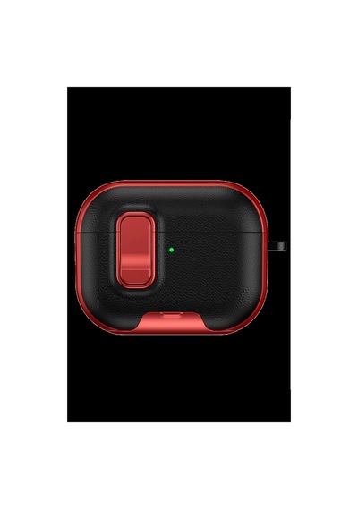 Apple Airpods Pro 3 3.nesil Rova Deri Kılıf - Kırmızı İtark59177