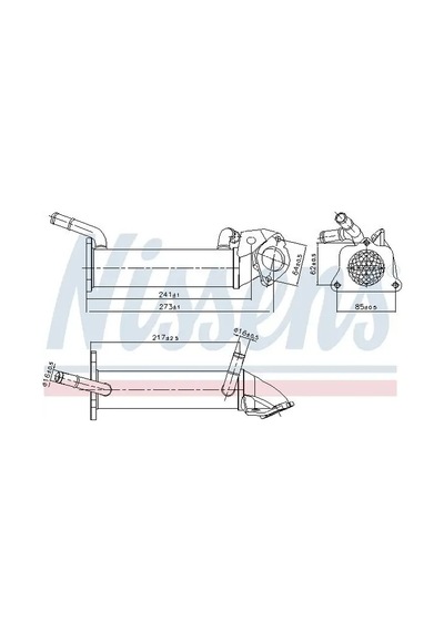Ford Custom Egr Sogutucusu 2.2 Tdci 2012-2018 Nıssens 989401
