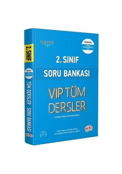 2. Sınıf Vip Tüm Dersler Soru Bankası Editör Yayınları