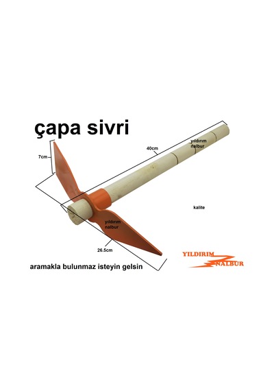 BAHÇE ÇAPA SİVRİ ÇAPA HOBİ ÇAPASI BAHÇE ÇAPALAMA SAĞLAM EL ÇAPASI
