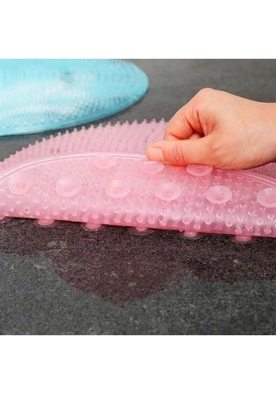 Silikon Fırçalı Banyo Masaj Matı Ve Ayaklar İçin Topuk Masaj Paspası Diğer