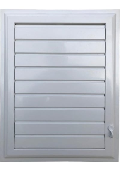 Panjurmatix Beyaz Plastik Menfez Banyo Wc Havalandırma Menfezi 60x60 Cm