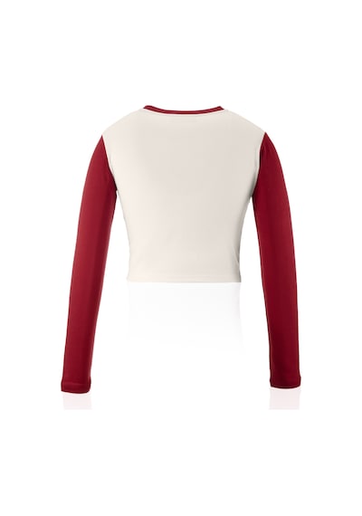 Gsstore Galatasaray Kadın Sweatshirt K242187 Ekru-bordo