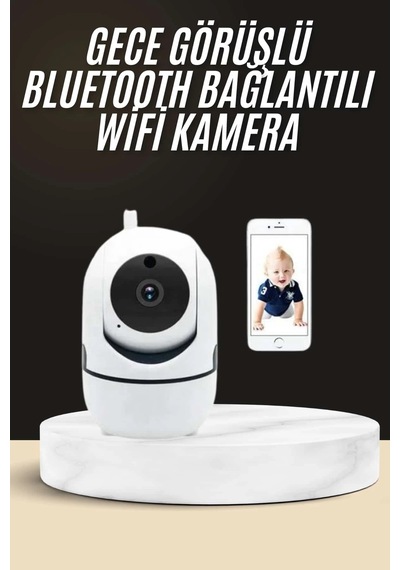 Akıllı Güvenlik Kamerası Hd Görüntü Kalitesi Hareket Algılama Wifi Kamera - 9028907658668