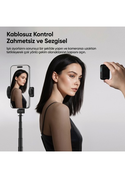 Ulanzi M02 7w 5600k Crı 95+ Bluetooth Mini Flaş Ve Led Video Işığı - L217a