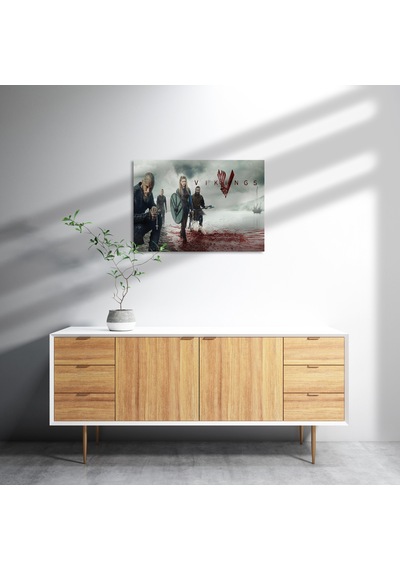Cakasepetim Vikingler Savaş Sonu Ahşap Mdf Tablo
