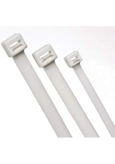 Kablo Bağı Cırt Kelepçe Beyaz 3.6x300 Mm 100adet