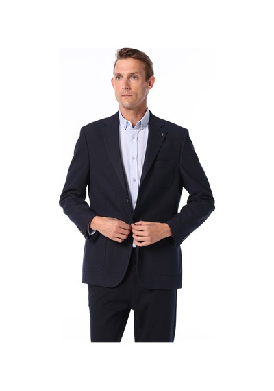 Fabrika Comfort Lacivert Erkek Mono Regular Fit Düz Ceket Fc4wm-ckt 2487