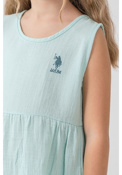U.s Polo Assn. Kız Çocuk Yeşil Elbise 5274-50223 Yeşil