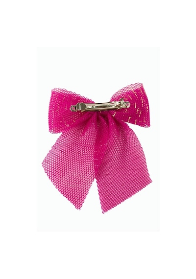 Tül Otomatik Toka 15 Cm Pembe