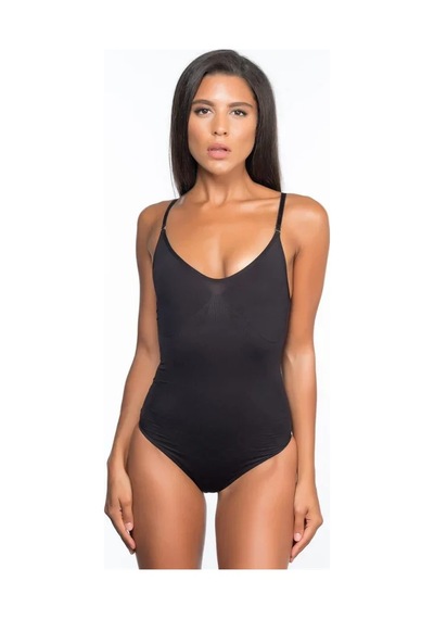 Semel Siyah Desenli Body Korse