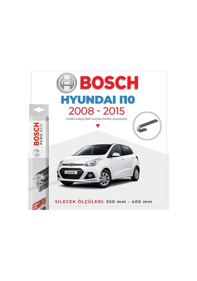 Hyundai İ10 Muz Silecek Takımı 2008-2015 Bosch Aeroeco