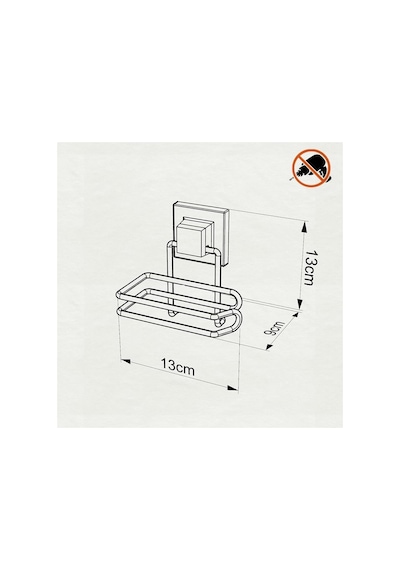 Tekno Tel Ef-271 Yapışkanlı Tuvalet Wc Kağıtlık Krom Diğer