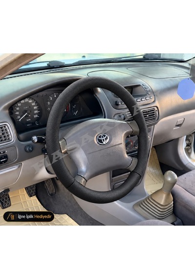 Toyota Rav4 Xa20 Dikme Direksiyon Kılıfı Premium Komple Delikli Deri Siyah Dikiş Base-suv 2000-2005