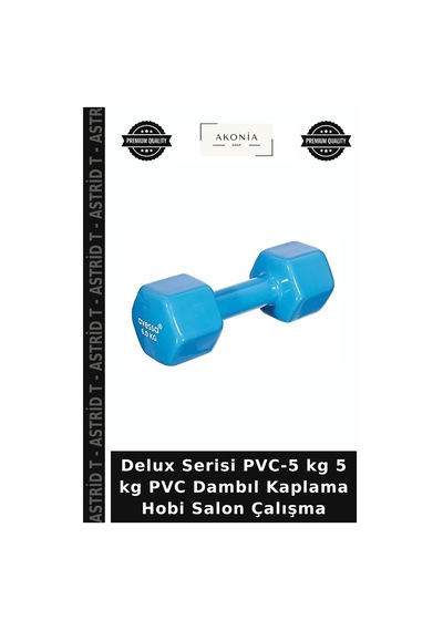 Delux Serisi Pvc-5 Kg 5 Kg Pvc Dambıl Kaplama Hobi Salon Çalışma