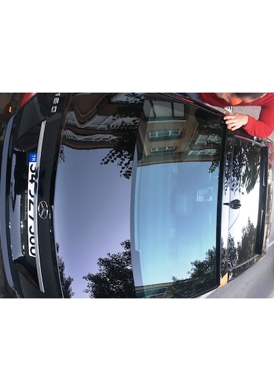 Mercedes W204 Kasa C180 Cam Üstü Spoiler Piano Black Boyalı