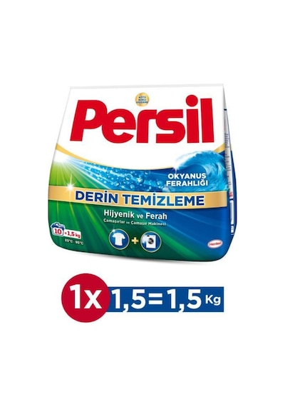 Persil Okyanus Ferahlığı Derin Temizleme 1,5 Kg Toz Çamaşır Deterjanı Hijyenik Ve Ferah 9000101838558-6459