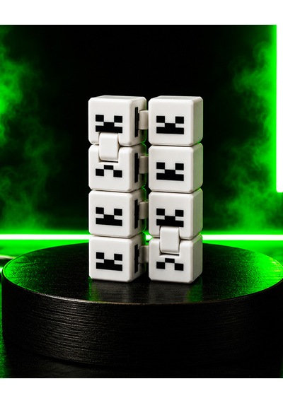 Minecraft Skeleton Fidget Küp Sınırsız Minecraft Küpü Stres Giderici Masaüstü Oyuncağı