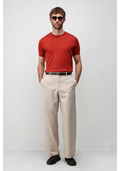 Antioch Comfort Slim Triko T-shirt Kırmızı