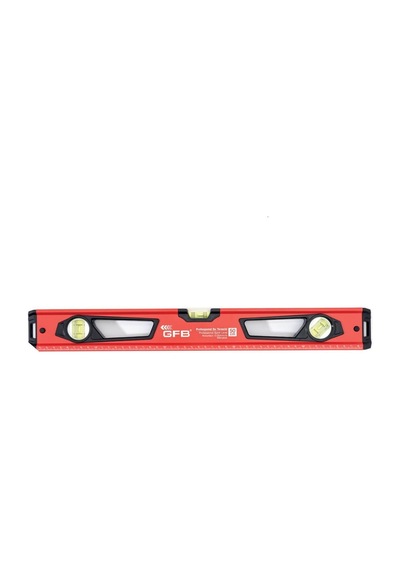 Gfb Kırmızı Profesyonel Mıknatıslı Su Terazisi 40 Cm Gfb5520