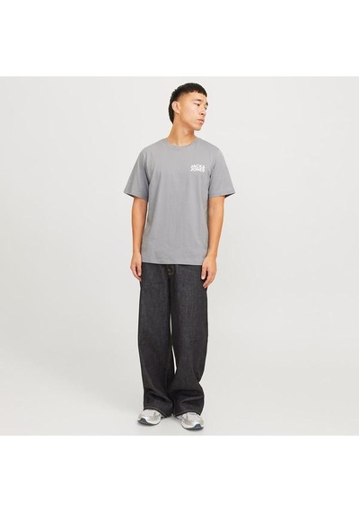 Jack & Jones Jack&jones Corp Logo Ss Erkek Gri Tişört Gri