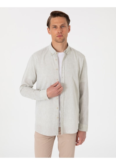 Pierre Cardin Erkek Çağla Gömlek Desenli 50303245-vr016 Çağla Pierre Cardin Erkek Çağla Gömlek Desenli 50303245-vr016 Çağla