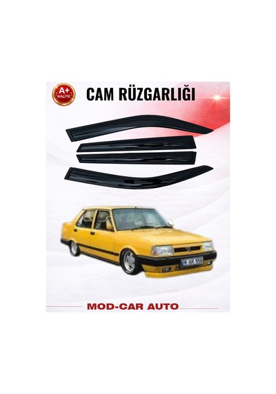 Hyundai Accent 1995-2000 Araca Özel Premium Cam Rüzgarlığı A+ Pianoblack