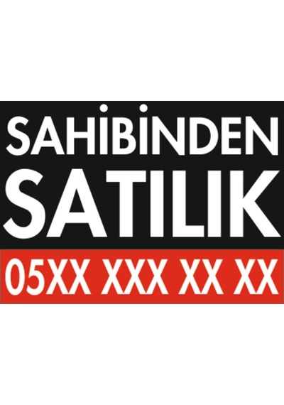 Kişiye Özel 50X70 Cm Ilan Branda Baskı