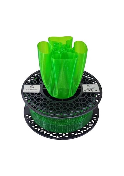 Porima Petg Transparan Filament - Neon Yeşil - 1.75Mm - 1 Kg