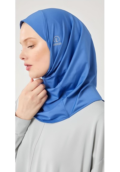 Melodi Scarf Kadın Tesettür Hijab Spor Bone Saks Mavisi Saks Mavisi