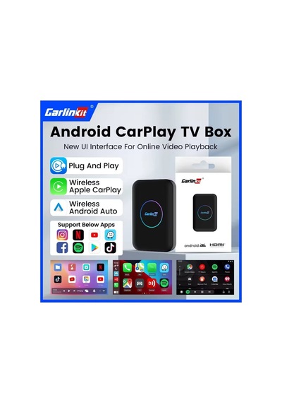 Carlinkit Tbox Lıte S 4gb Ram 32gb Rom Kablosuz Carplay & Android Auto Youtube Netflix Video Oynatma Diğer