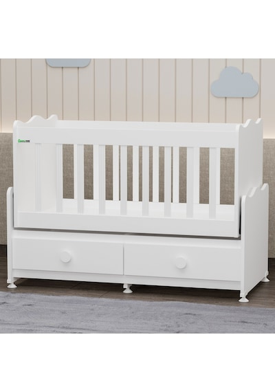 Garaj Home Elegant 60x120 Beşik - Beyaz Beyaz