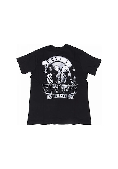 Guns N' Roses Logo Tişört Siyah Çok Renkli